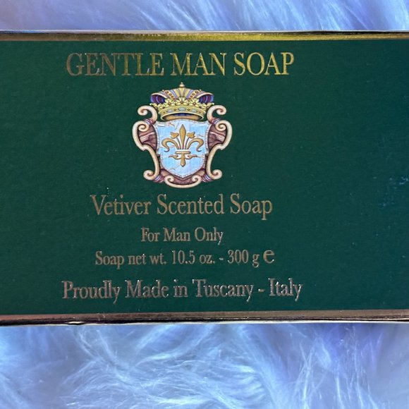 Saponificio Artigianale Fiorentino Italian Gentle Man Vetiver Hand Body Soap - Picture 2 of 2